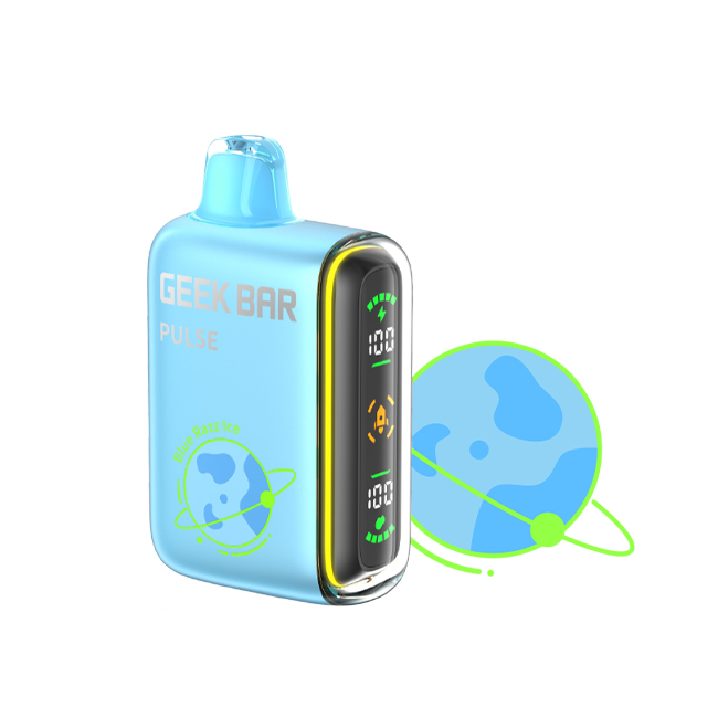GEEK BAR Blue Razz Ice Pulse 15k Product GEEK THCX GEEK BAR Blue Razz Ice Pulse 15k Product GEEK THCX