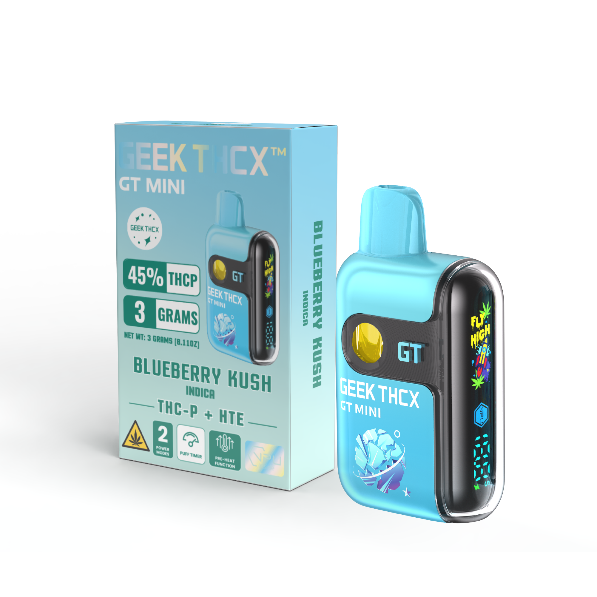 3 Gram 45% THCP + HTE Disposable Vape GEEK THC
