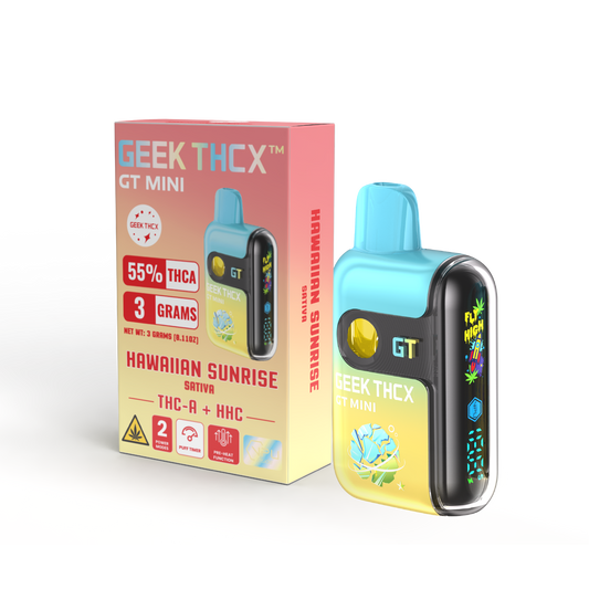 55% THCA + HHC 3 Gram Disposable Vape GEEK THC