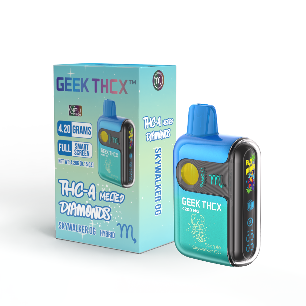 THC-A Melted Diamonds - Scorpio -Skywalker OG 4.20 Grams Disposable Hybrid
