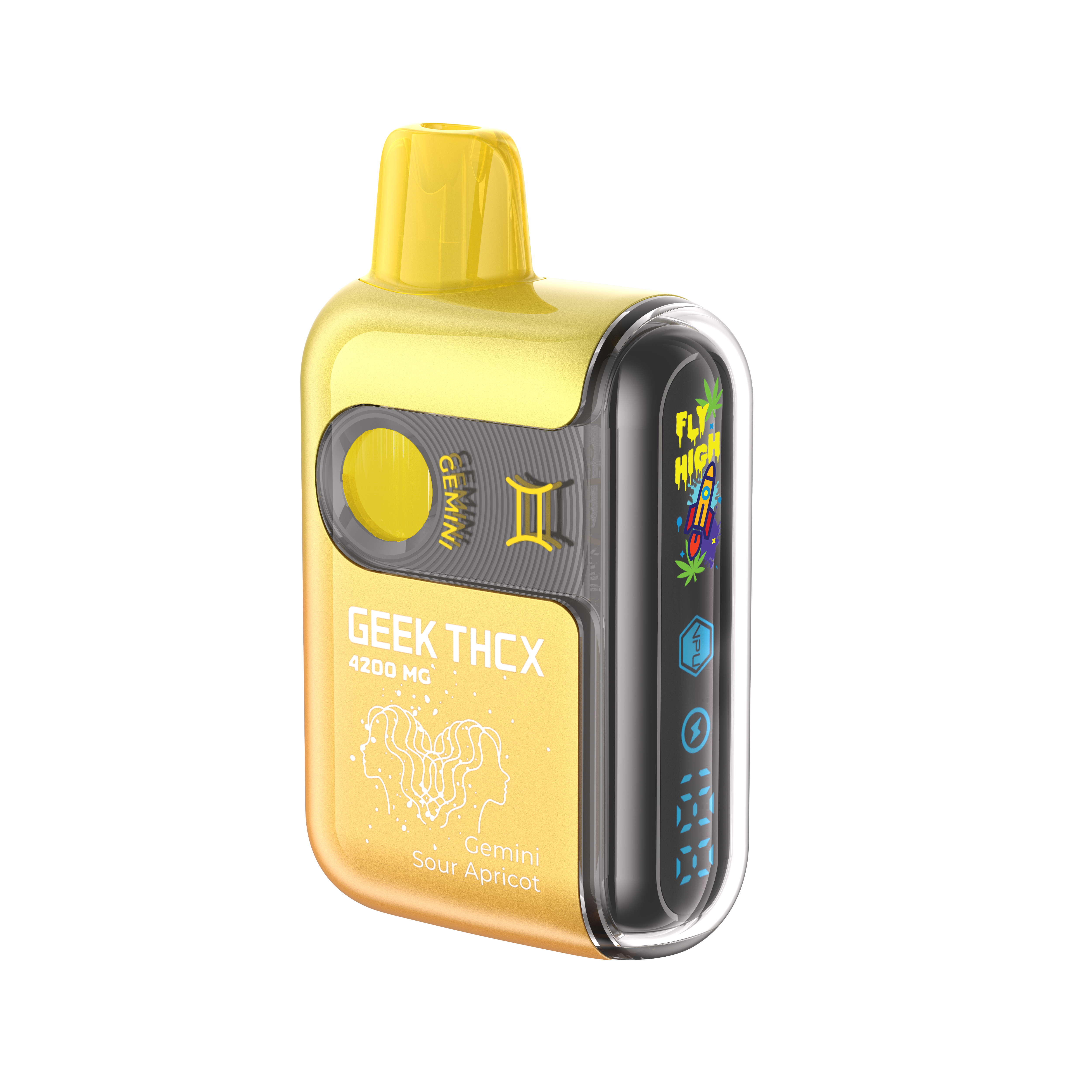 FIRE AF  - Gemini - Sour Apricot 4.20 Grams D9 + THCP + HTE Disposable Sativa