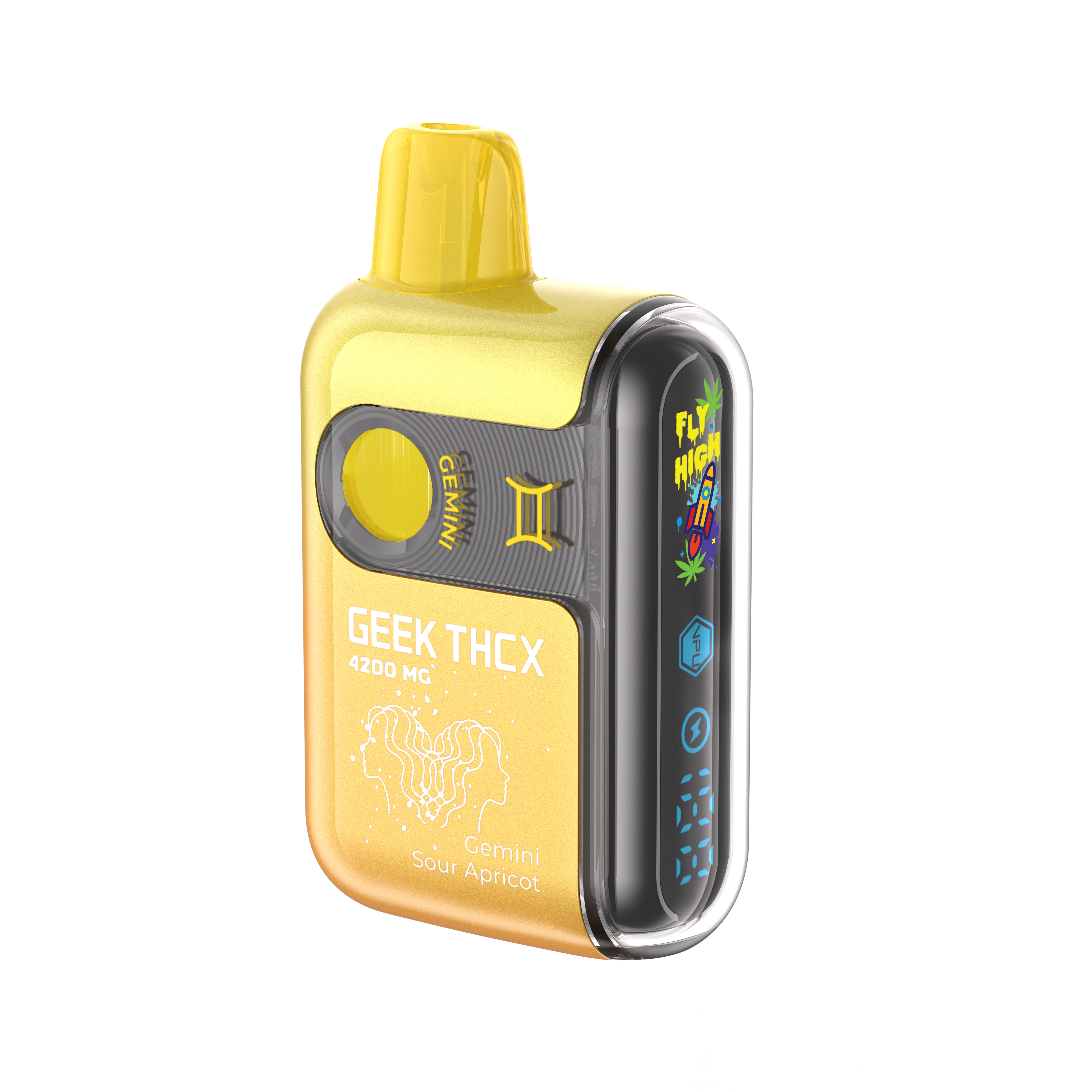 FIRE AF  - Gemini - Sour Apricot 4.20 Grams D9 + THCP + HTE Disposable Sativa