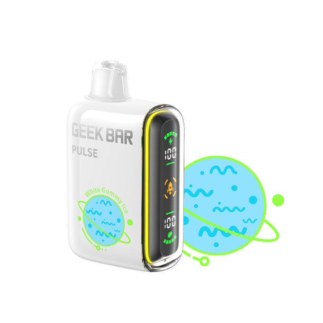 GEEK Bar White Gummy Ice Pulse 15000 Disposable