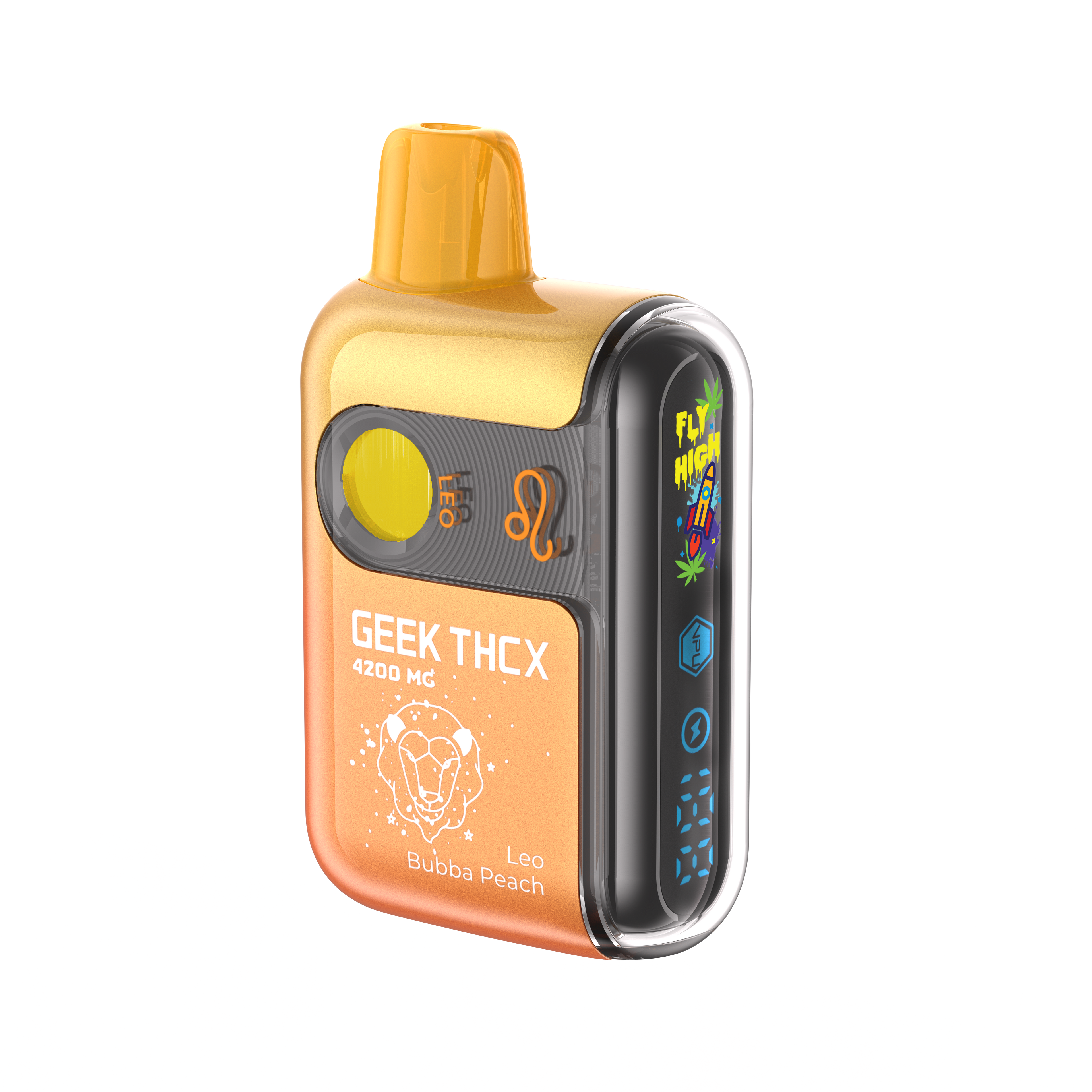 FIRE AF  - Leo - Bubba Peach 4.20 Grams D9 + THCP + HTE Disposable Hybrid