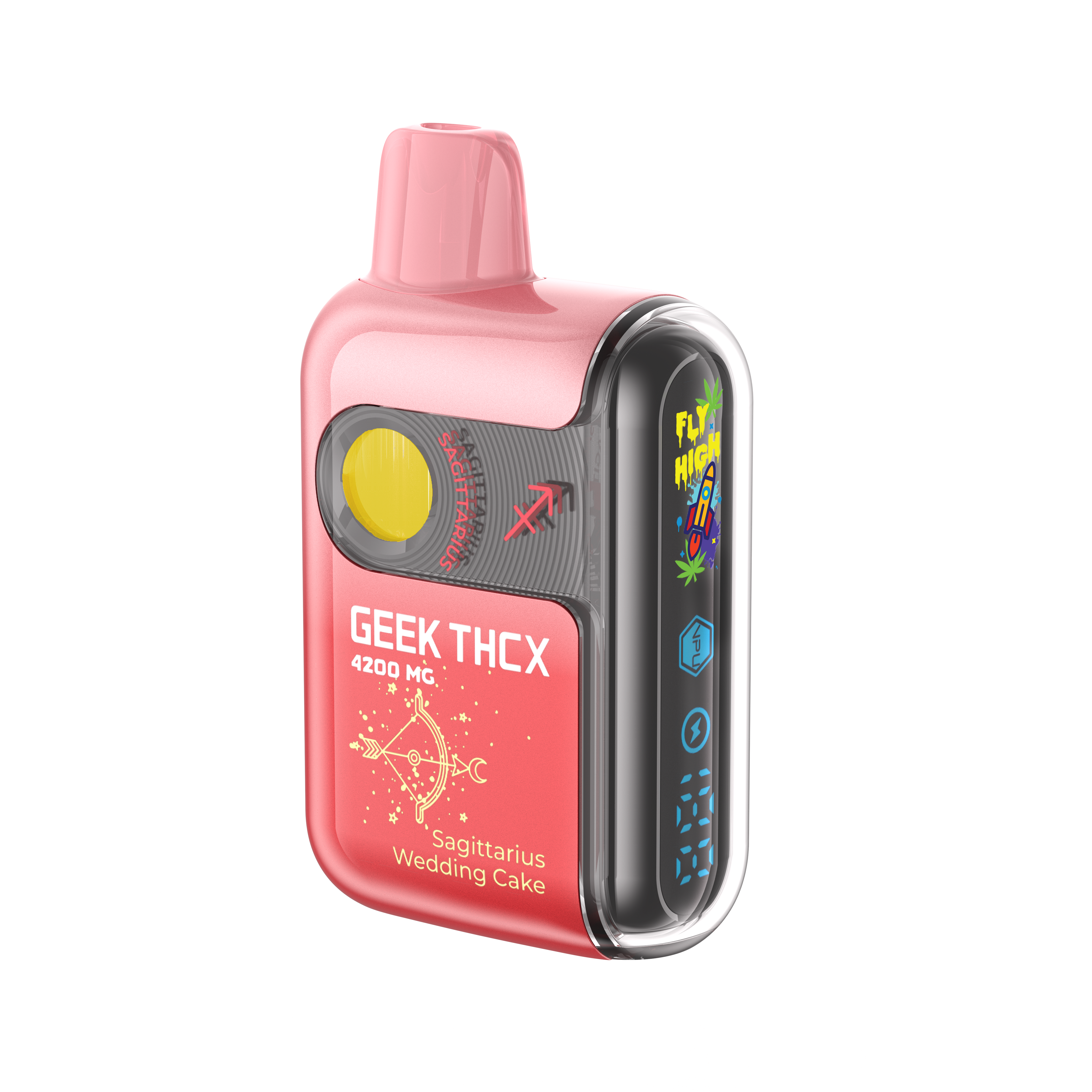 THC-A Melted Diamonds - Sagittarius - Wedding Cake 4.20 Grams Disposable Hybrid