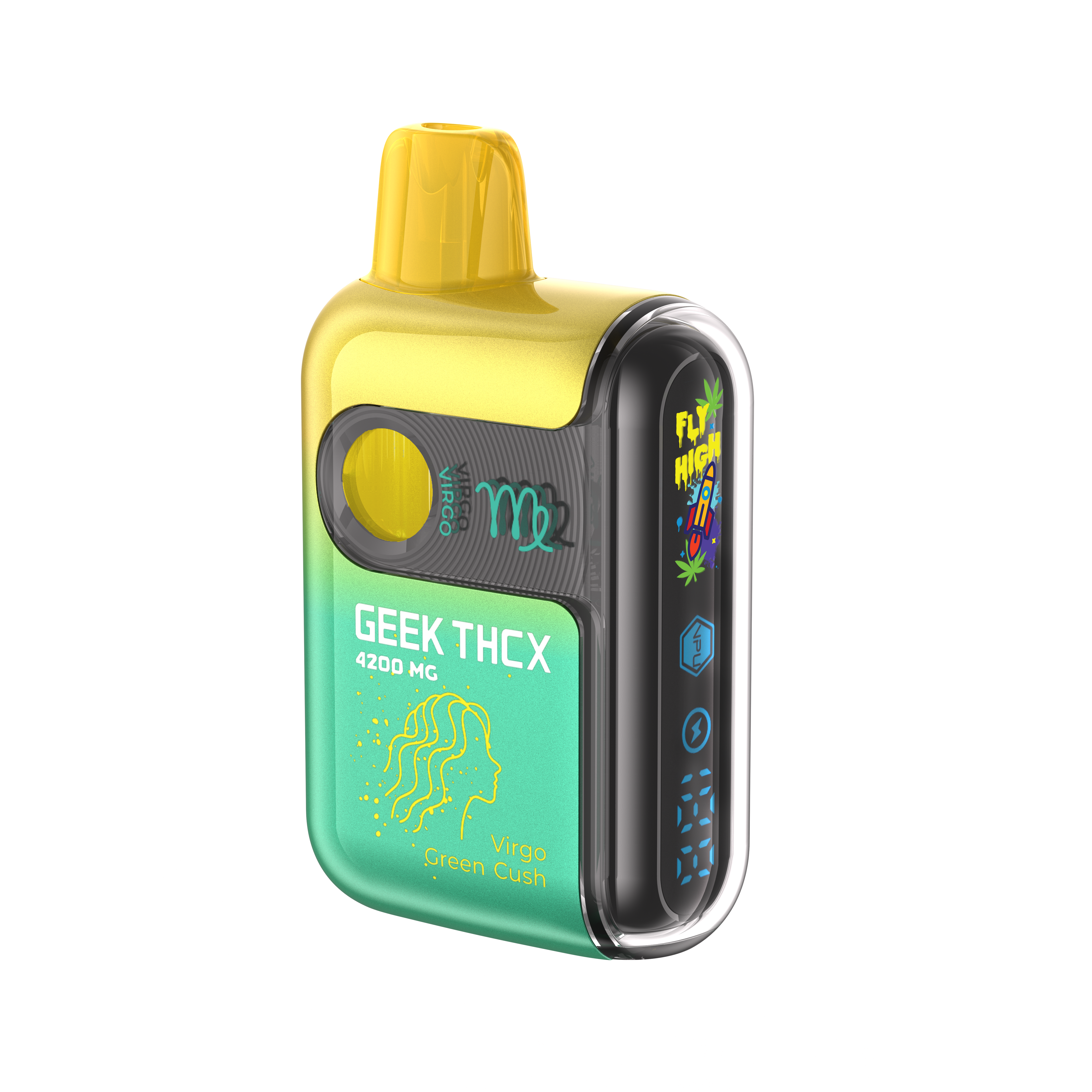 THC-A Melted Diamonds - Virgo - Green Cush 4.20 Grams Disposable Sativa