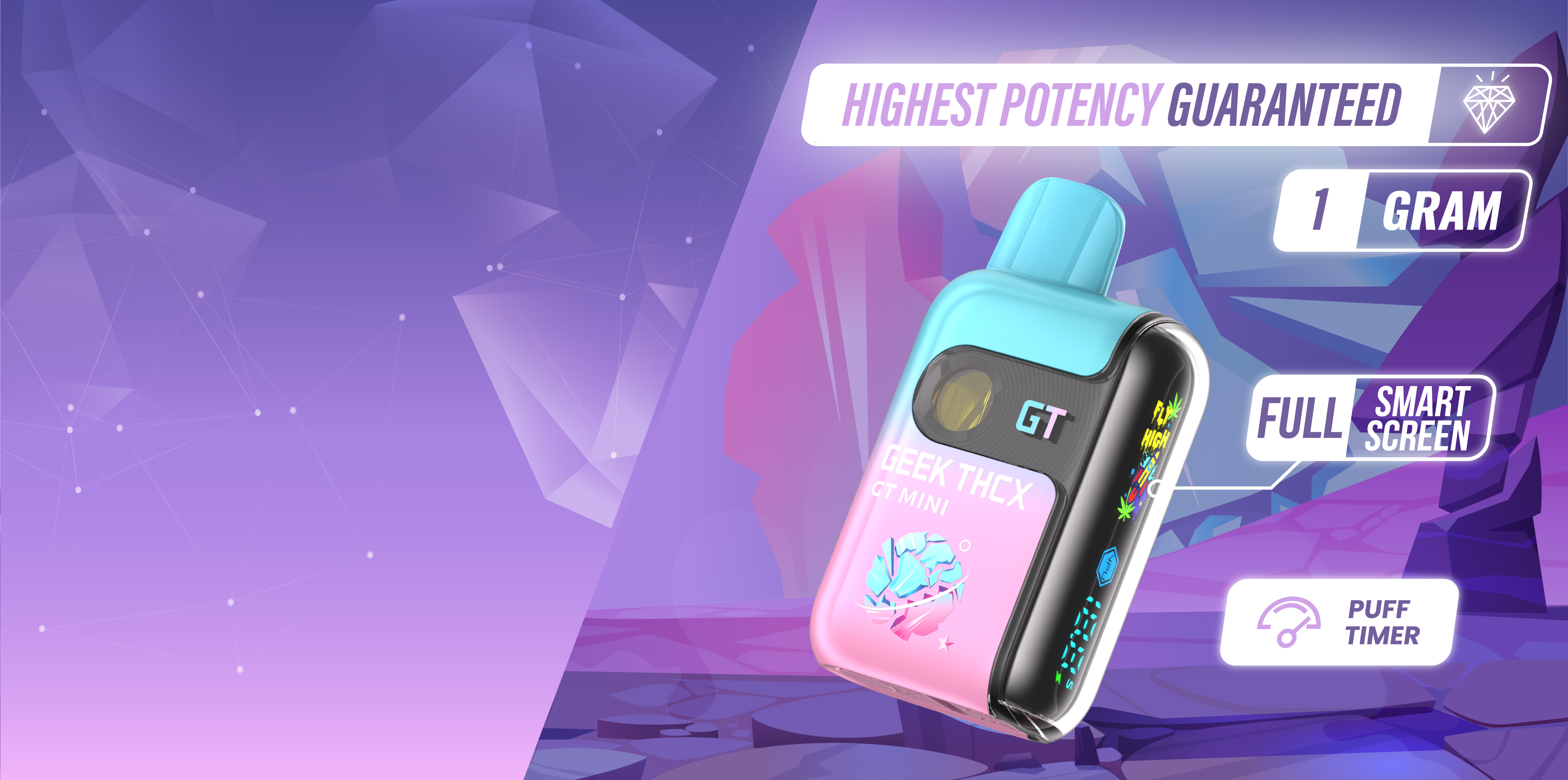 Geek BAR THC THCX 3g disposable vapes featuring ultra-potent THCP and THCA blends – premium high-strength hemp disposables