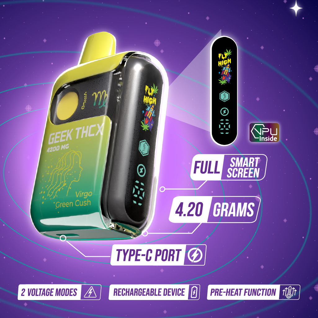 GEEK BAR THC THCX THCP, THCA and HTE vapes for full spectrum experience